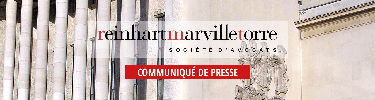 REINHART MARVILLE TORRE • COMMUNIQUÉ DE PRESSE 