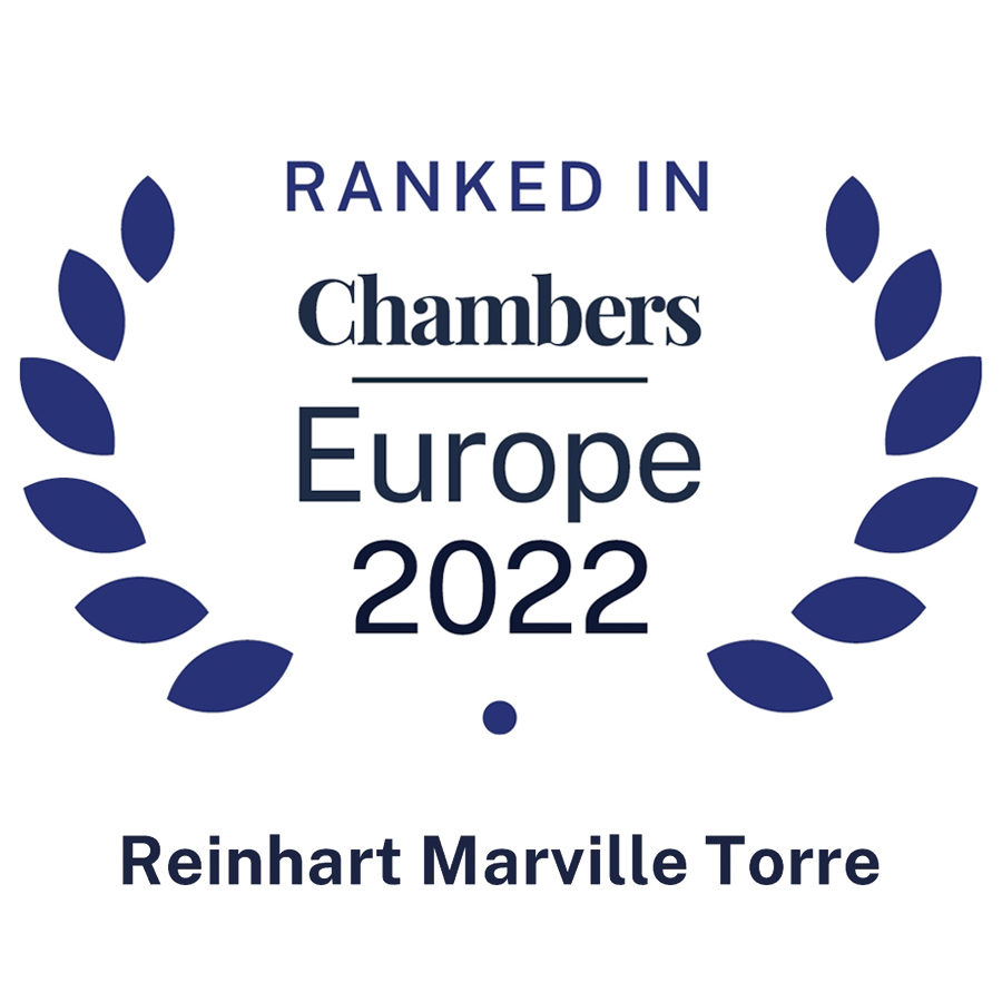 Reinhart Marville Torre • Reinhart Marville Torre • Ranked in Chambers Europe 2022