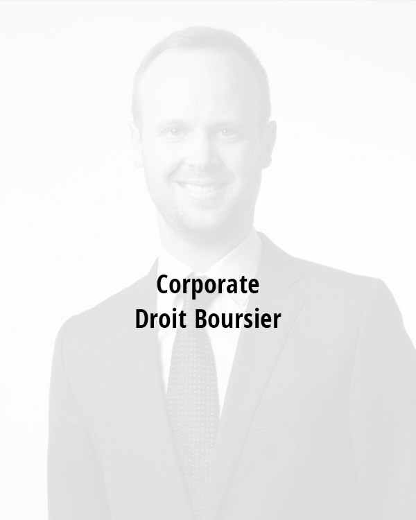 Hadrien Bourrellis, associé du cabinet Reinhart Marville Torre, spécialisé corporate et droit Boursier